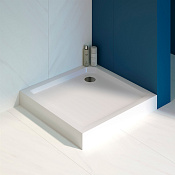 RGW Smc Поддон для душа из стеклопластика, 90х90х14h см, цвет: белый глянцевый 12350199-01