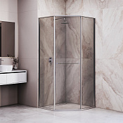 RGW Душевой уголок 80х120х200h см, Easy Clean, стекло тонированное 8 мм, цвет: хром глянцевый 33328282-31R