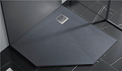RGW Stone Tray Поддон для душа из композита, 90х90х2,5h см, цвет: графит матовый 14155099-02-11