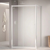 RGW Passage Душевой уголок 120х80х195h см, Easy Clean, стекло матовое 6 мм, цвет: хром глянцевый 350804528-21