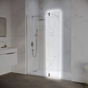 RGW Боковая стенка, Easy Clean 30х195h см, стекло прозрачное 6 мм, цвет: хром глянцевый 352207003-11