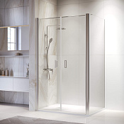 RGW Passage Душевой уголок 70х120х195h см, Easy Clean, стекло прозрачное 6 мм, цвет: хром глянцевый 060814472-011