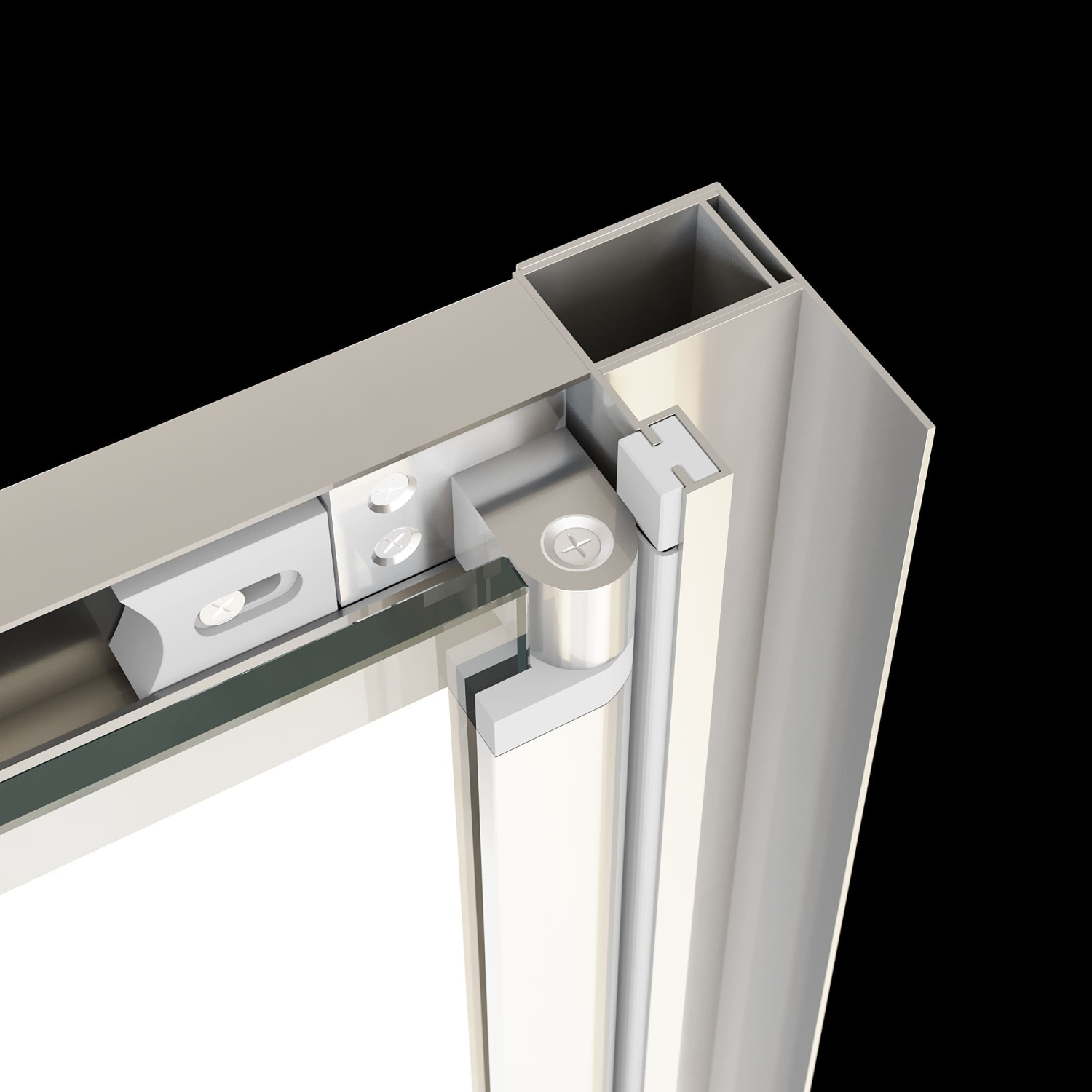 RGW Passage Душевой уголок 80х100х190h см, универсальный, Easy Clean, цвет: хром глянцевый 060814280-11