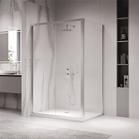 RGW Passage Душевой уголок 80х120х190h см, универсальный, Easy Clean, цвет: хром глянцевый 060814282-11