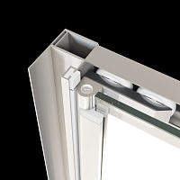 RGW Passage Душевой уголок 90х70х190h см, универсальный, Easy Clean, цвет: хром глянцевый 060814297-11