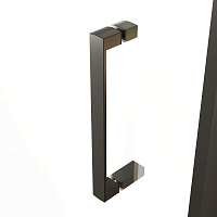 RGW Passage Душевой уголок 80х80х190h см, универсальный, Easy Clean, цвет: черный матовый 060813288-14