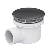 RGW Сифон для поддона, сухой затвор цвет: графит матовый 18241106-02