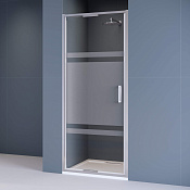 RGW Stilvoll Душевая дверь в нишу 90х195h см, стекло прозрачное с матовой полосой, цвет: хром глянец 70320509-201