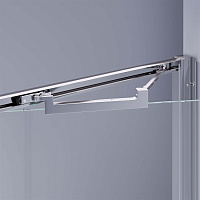 RGW Stilvoll Душевая дверь в нишу, Easy Clean, 80х195h см, стекло прозрачное 8 мм, цвет: серый мат. 70320508-110