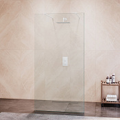 RGW Душевое ограждение walk-in, Easy Clean, 140х195h см, стекло прозрачное 8 мм, цвет: белый мат. 35101614-15