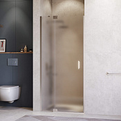 RGW Hotel Душевая дверь в нишу, Easy Clean 100х200h см, стекло матовое 8 мм, цвет: хром глянцевый 350601410-21