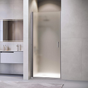 RGW Leipzig Душевая дверь в нишу, Easy Clean 60х195h см, стекло матовое 6 мм, цвет: серый матовый 351200306-210