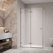 RGW Stilvoll Душевой уголок 120х100х200h см, Easy Clean, стекло матовое 8 мм, цвет: серый матовый 353204020-210