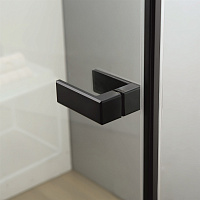 RGW Stilvoll Душевой уголок 100х90х200h см, Easy Clean, стекло прозрачное 8 мм, цвет: черный матовый 353204009-14