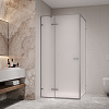 RGW Stilvoll Душевой уголок 100х100х200h см,, стекло матовое 8 мм, цвет: серый матовый 353203000-210