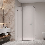 RGW Stilvoll Душевой уголок 100х100х200h см,, стекло матовое 8 мм, цвет: серый матовый 353203000-210