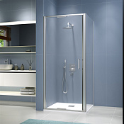 RGW Stilvoll Душевой уголок 80х90х195h см, Easy Clean, стекло прозрачное 8 мм, цвет: хром глянцевый 703214589-11