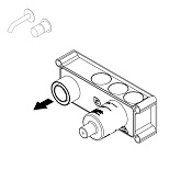 Ritmonio Встроенная часть монокомадного смесителя для раковины E0BA0115SX