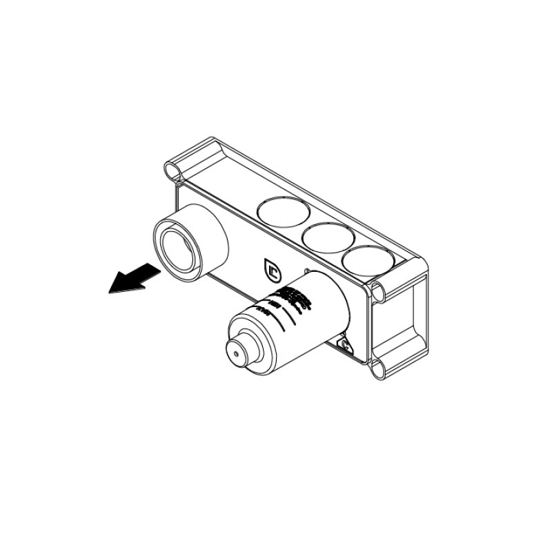 Ritmonio Dot316  Встроенная часть смесителья для раковины PM0000E