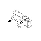 Ritmonio Dot316  Встроенная часть смесителья для раковины PM0000E