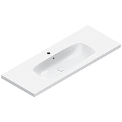 Catalano Alvea Раковина подвесная 120х46 см, 1 отверстие под смеситель, перелив, цвет: белый глянец 0621211001