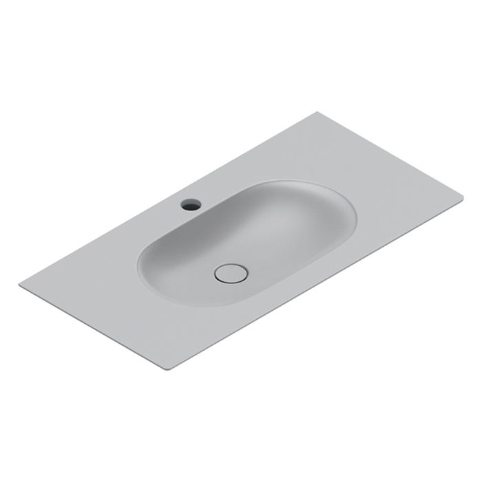 Catalano Sfera Раковина накладная 100х50 см, 1 отверстие под смеситель, цвет: cemento satinato 0521011023