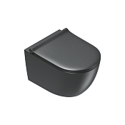 Catalano Sfera Унитаз подвесной 35х50 см, безободковый, смыв торнадо, цвет: черный матовый 0511500022