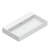 Catalano Premium Раковина подвесная 80х47 см, без отверстия под смеситель, перелив, цвет: белый мат. 0220800021