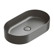 Catalano Zero Раковина чаша 60х35 см, без перелива, цвет: черный матовый 0122600022