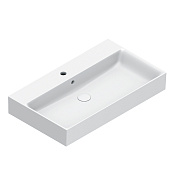 Catalano Premium Раковина подвесная 80х47 см, 1 отвер. под смеситель, перелив, цвет: белый матовый 0220801021