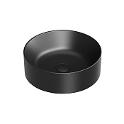 Catalano Zero Раковина чаша d40 см, без перелива, цвет: черный матовый 0123400022