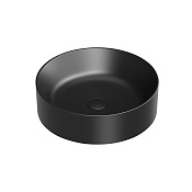 Catalano Zero Раковина чаша d45 см, без перелива, цвет: черный матовый 0123450022