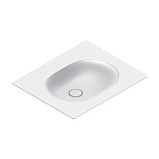 Catalano Sfera Раковина накладная 60х50 см, без перелива и отверстия под смеситель, цвет: белый мат. 0520610021