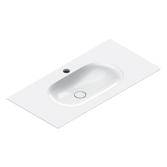 Catalano Sfera Раковина накладная 100х50 см, 1 отверстие под смеситель, цвет: белый глянцевый 0521011001