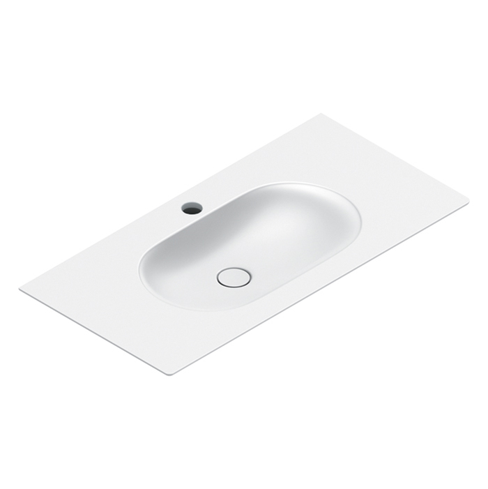 Catalano Sfera Раковина накладная 100х50 см, 1 отверстие под смеситель, цвет: белый матовый 0521011021