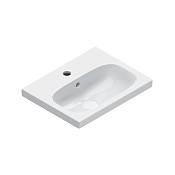 Catalano Alvea Раковина подвесная 45х35 см, 1 отвер. под смеситель, перелив, цвет: белый глянцевый 0620451001