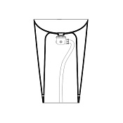 Catalano Сифон для отдельностоящей раковины, слив в пол, донный клапан, цвет: белый глянцевый 0454510001