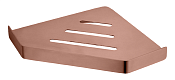 Boheme New Venturo Угловая полка 25 см, цвет: brushed bronze 10318-BRB