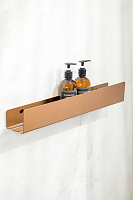 Boheme Полка подвесная 60 см, цвет: brushed bronze 10967-BRB
