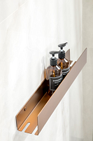 Boheme Полка подвесная 60 см, цвет: brushed bronze 10967-BRB