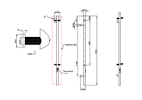 Boheme Uno Полотенцесушитель сенсорный электрический с крючками, цвет: copper brushed 726-CB