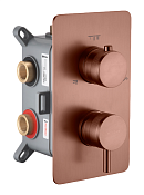 Boheme Cell Смеситель для душа встр., 3 потреб., без излива, внутренняя часть, цвет: brushed bronze 135-3-BRB