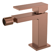 Boheme Qubic Смеситель для биде, без донного клапана, цвет: brushed bronze 476-BRB