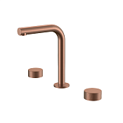 Boheme Stick Spirale Смеситель для раковины выс., 3 отв., без д/к, излив 17,9см, цвет:copper brushed 152-CB.4
