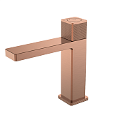 Boheme Quad Смеситель для раковины нажимной, без д/к, длина излива 13,3 см, цвет: copper brushed 159-CB