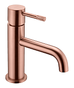 Boheme Uno Смеситель для раковины, без донного клапана, длина излива 12 см, цвет: copper brushed 461-CB