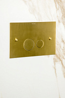 Boheme Кнопка смыва для унитаза, латунная, цвет: matt gold 648-MG