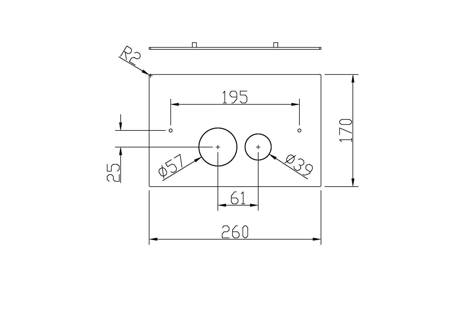 Boheme Кнопка смыва для унитаза, латунная, цвет: gun metall 648-GM