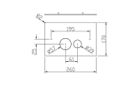 Boheme Кнопка смыва для унитаза, латунная, цвет: gun metall 648-GM