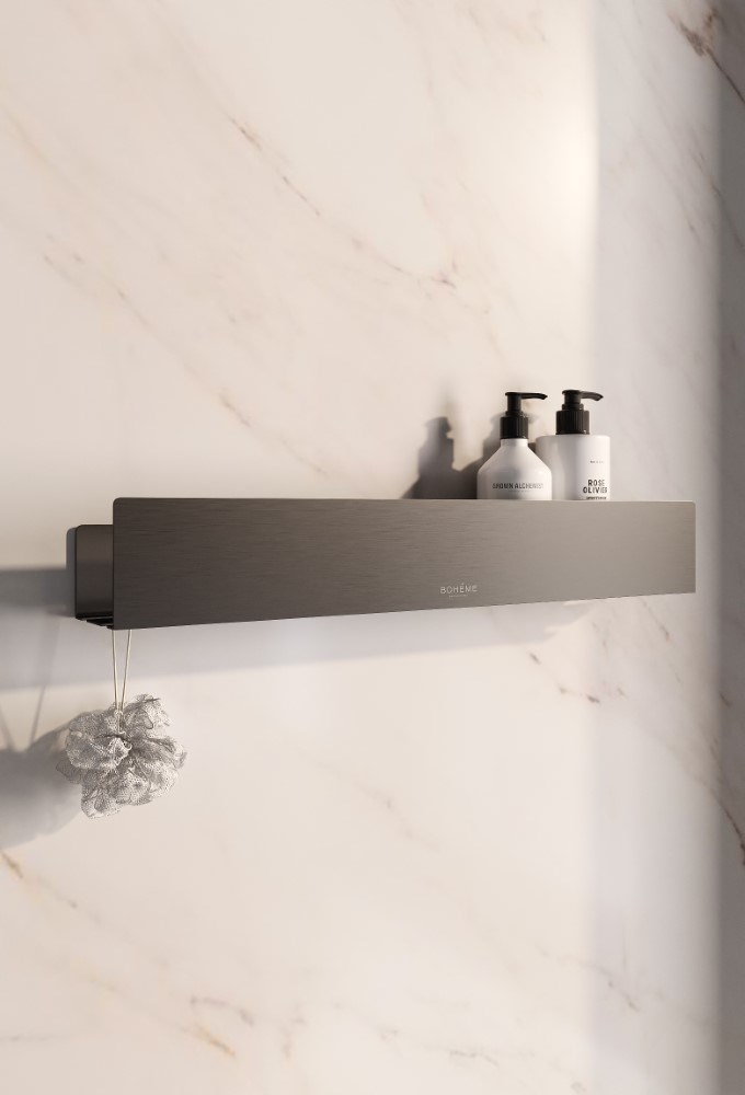 Boheme Uno Полка подвесная 60 см, цвет: gun metall 10967-GM